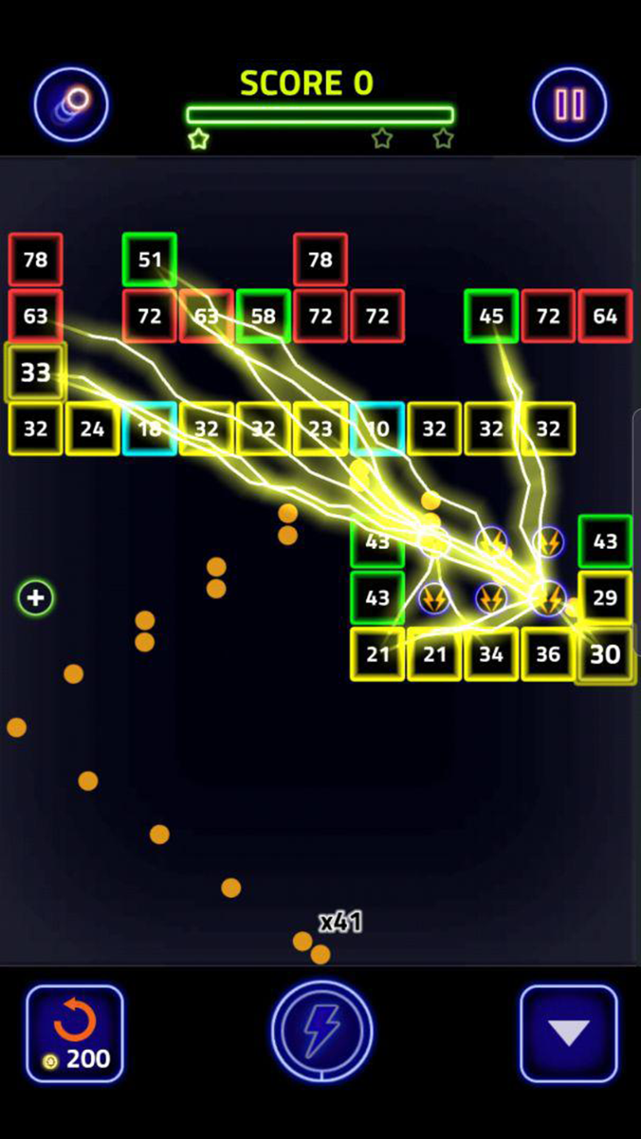اسکرین شات 3 بازی Brick Breaker Glow