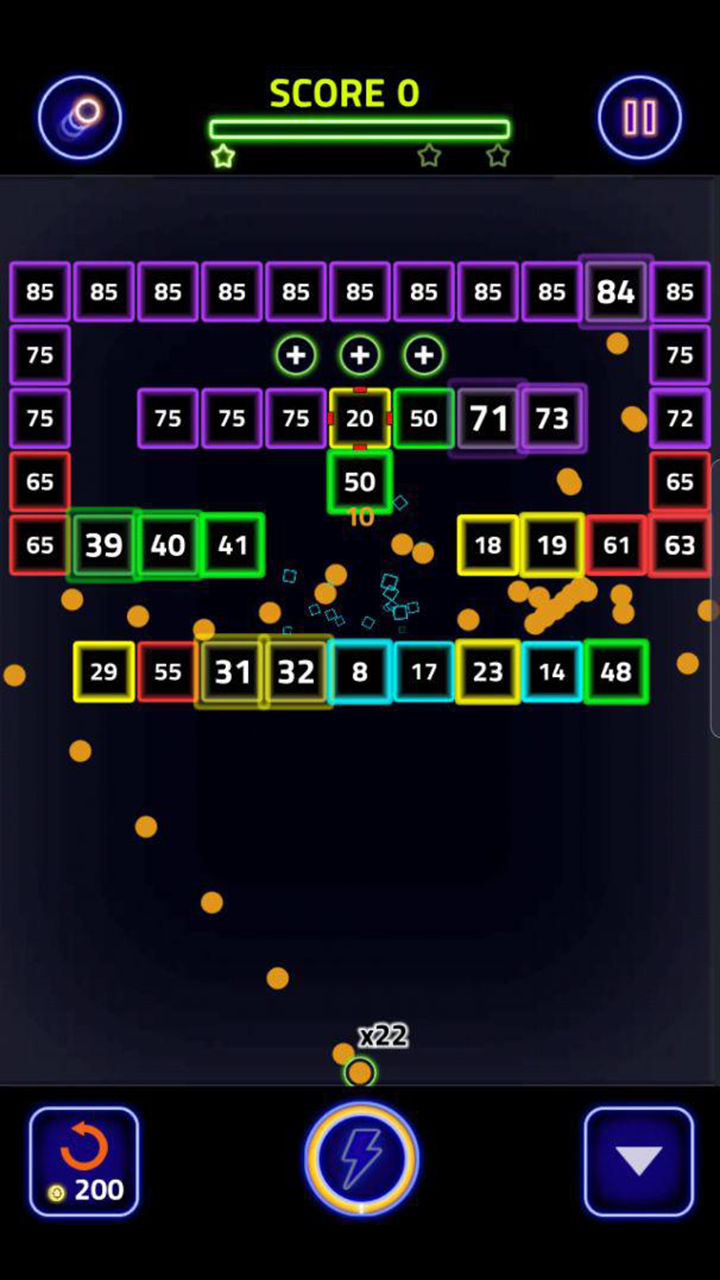 اسکرین شات 5 بازی Brick Breaker Glow