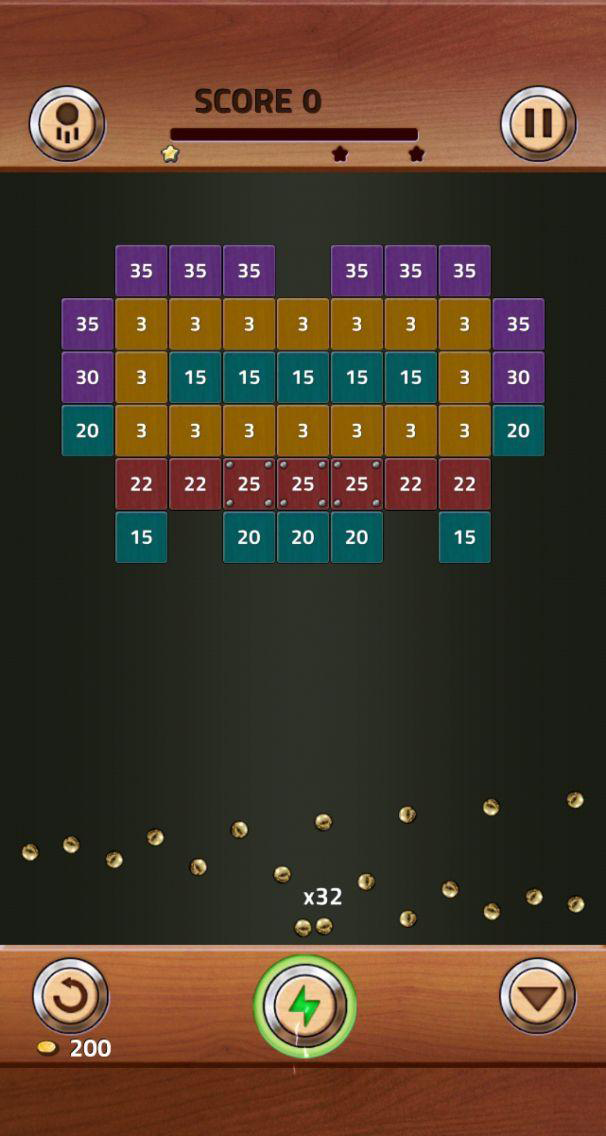اسکرین شات 6 بازی Brick Breaker Wood