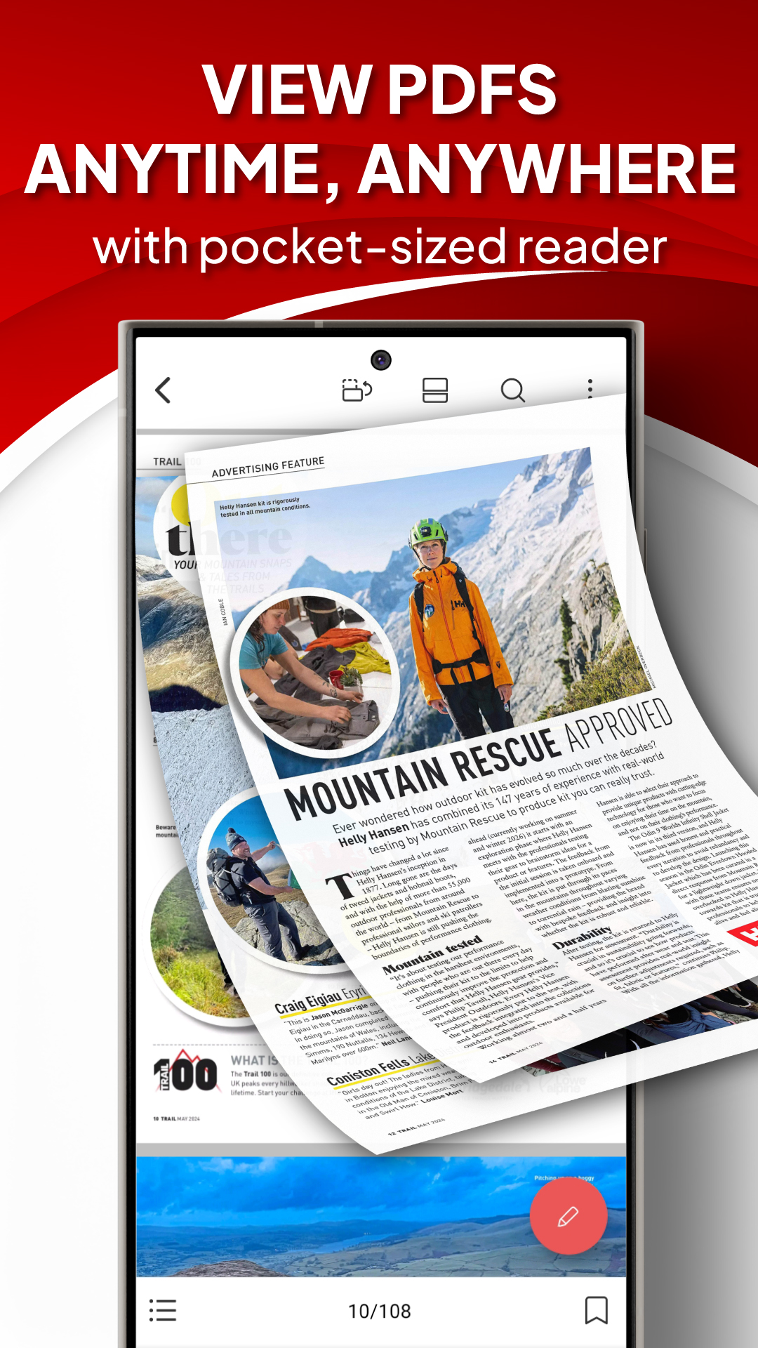 اسکرین شات 1 برنامه sPDF Reader - PDF File Reader