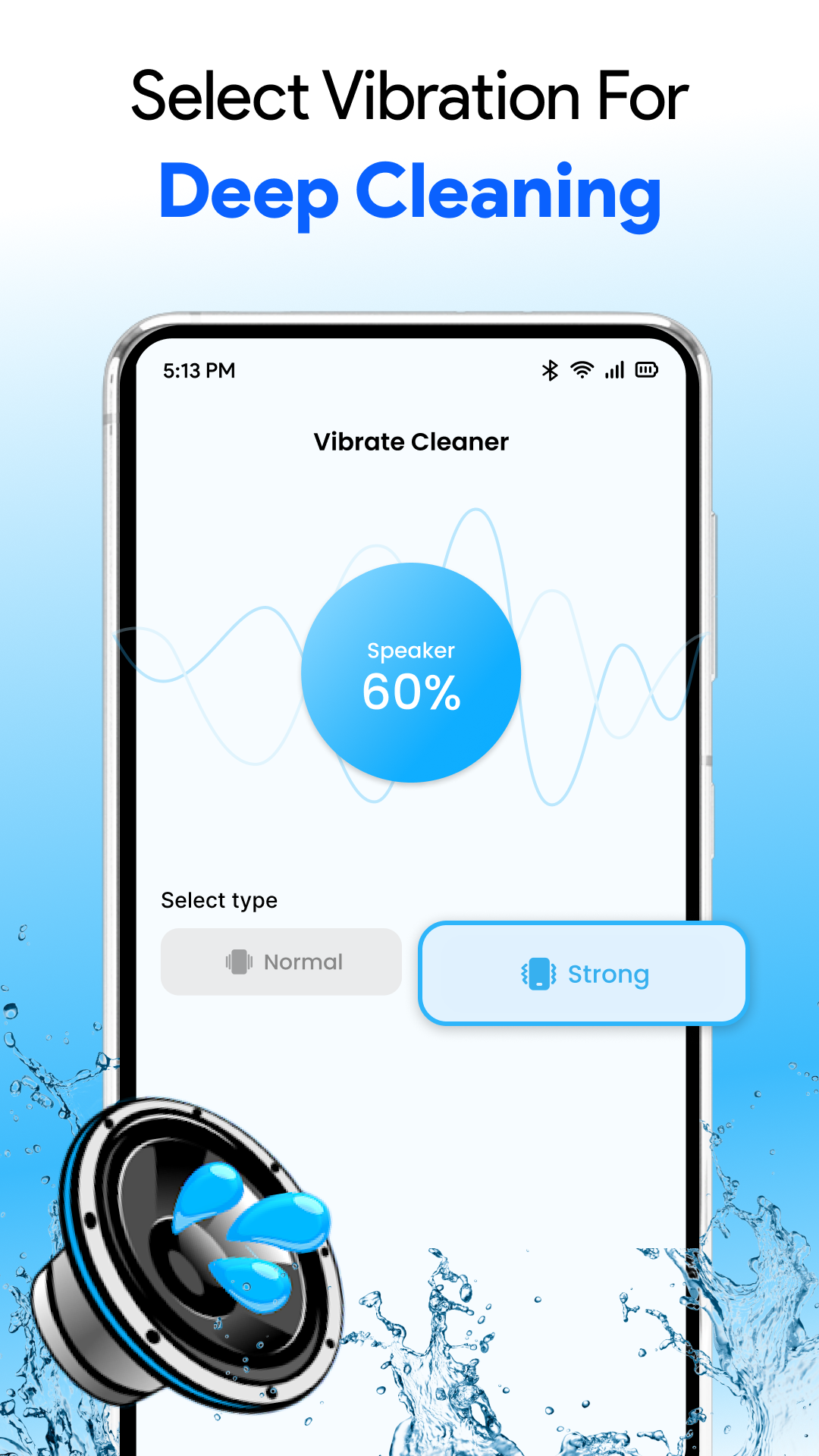 اسکرین شات 3 برنامه Speaker Cleaner - Remove Water