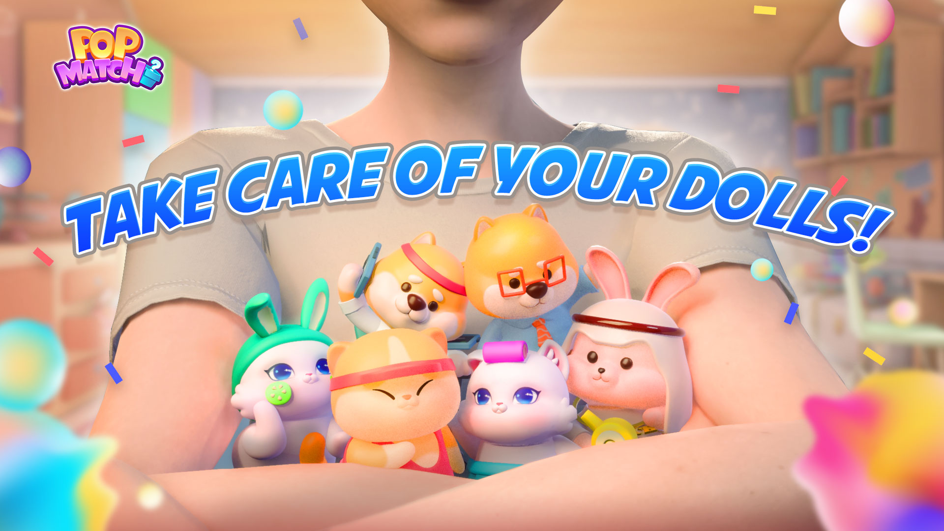 اسکرین شات 1 بازی Pop Match:Doll Rescue&Puzzles