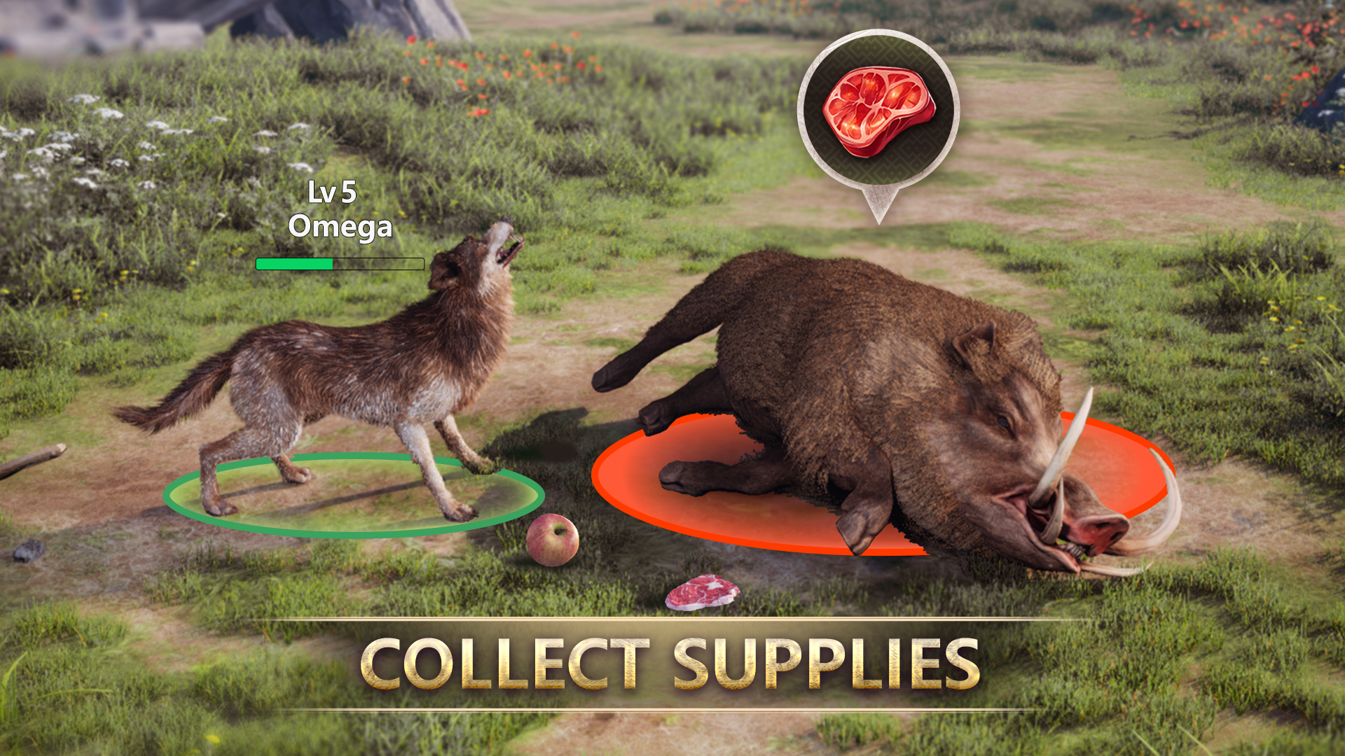 اسکرین شات 2 بازی Wolf Game: Wild Animal Wars