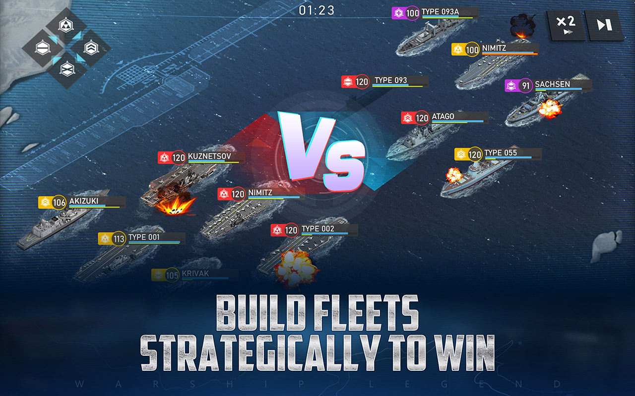 اسکرین شات 6 بازی Warship Legend: Idle RPG