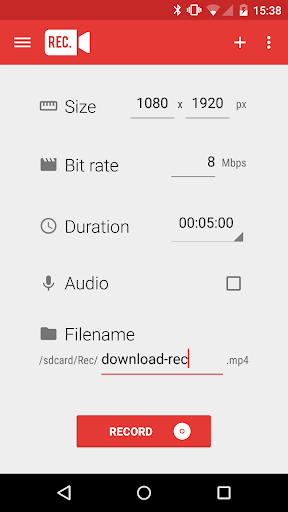 اسکرین شات برنامه Rec. (Screen Recorder) 1
