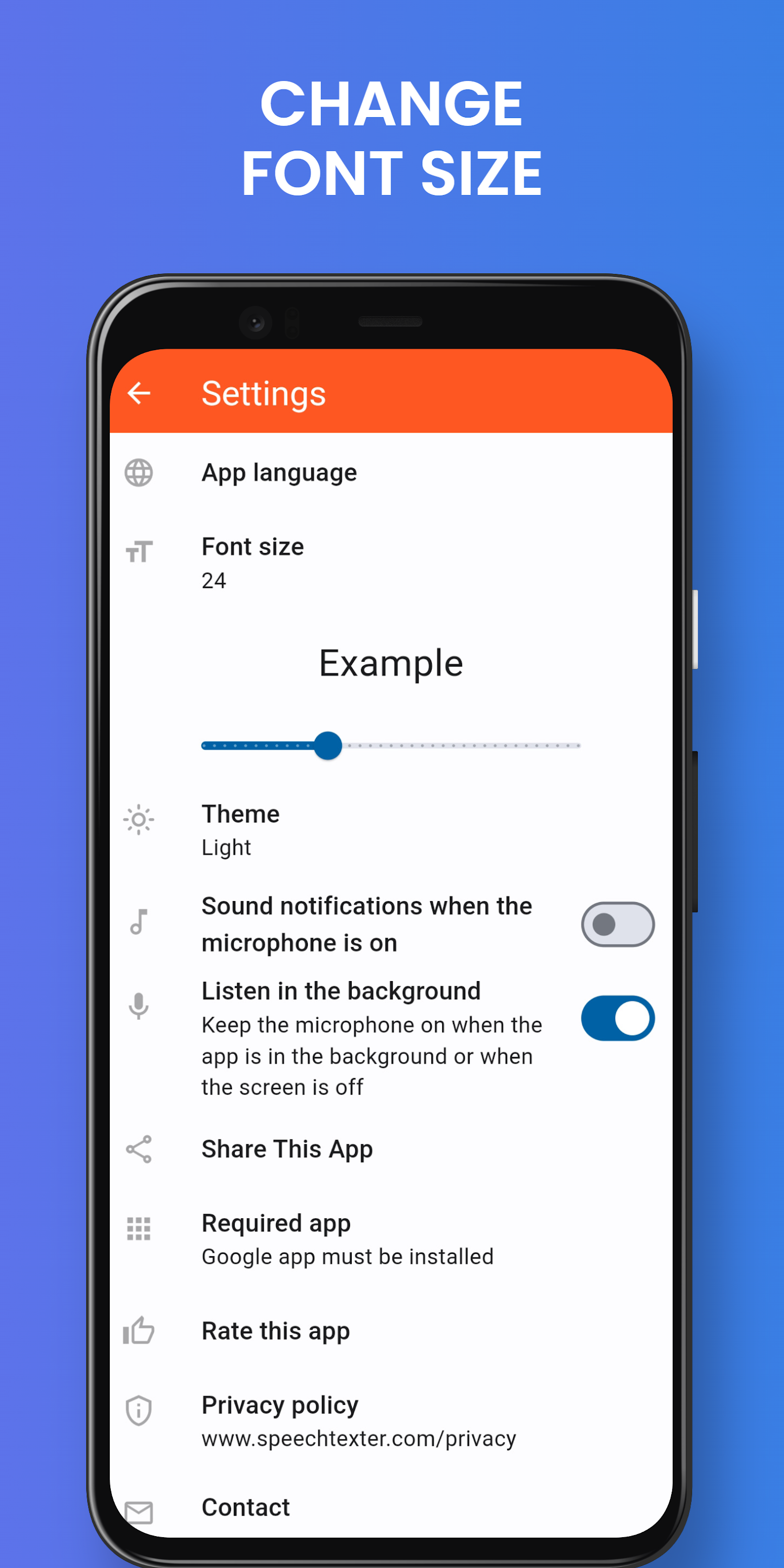 اسکرین شات 4 برنامه SpeechTexter - Speech to Text - تبدیل صوت به متن