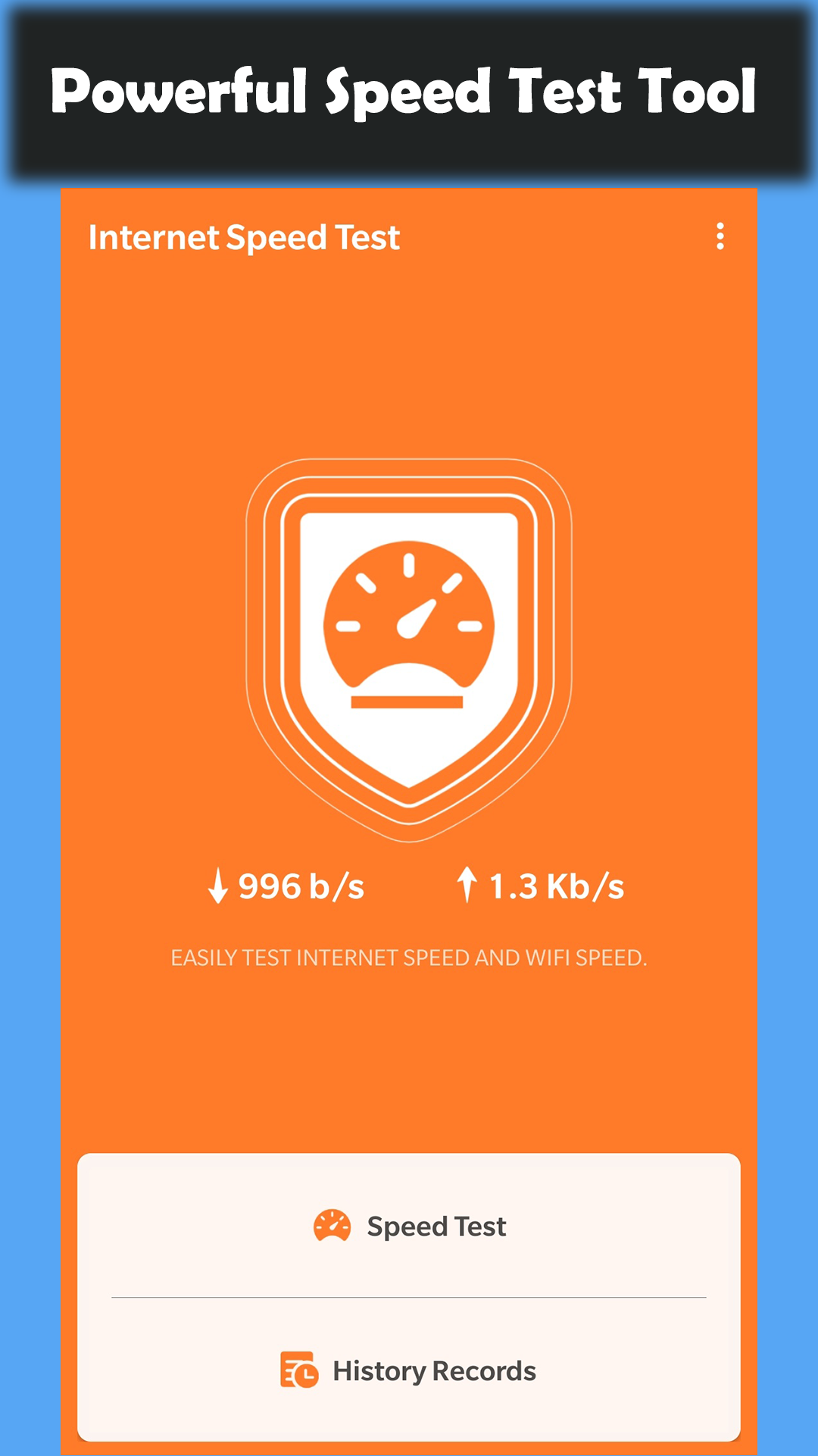 اسکرین شات 1 برنامه Speed Test - Test WiFi Speed