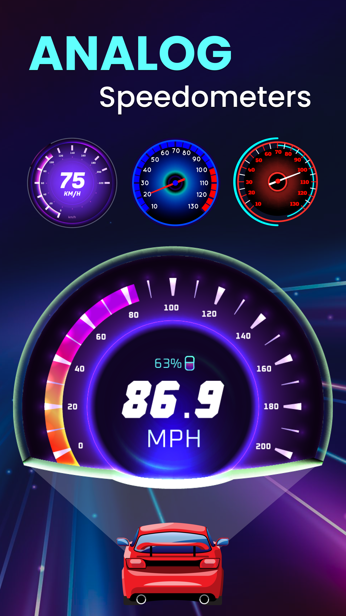 اسکرین شات 3 برنامه GPS Speedometer: Speed Tracker