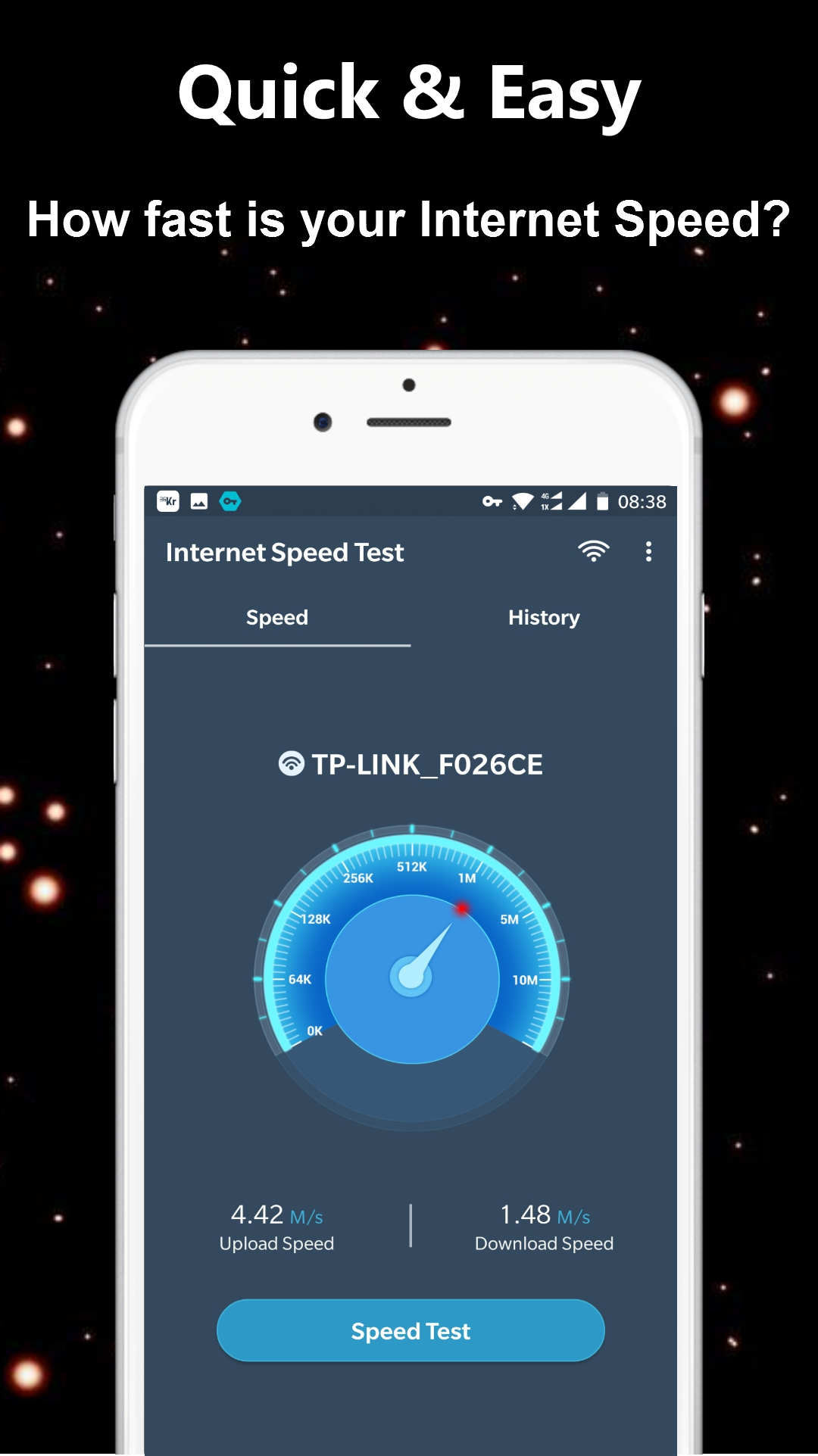 اسکرین شات 2 برنامه WiFi Internet Speed Test
