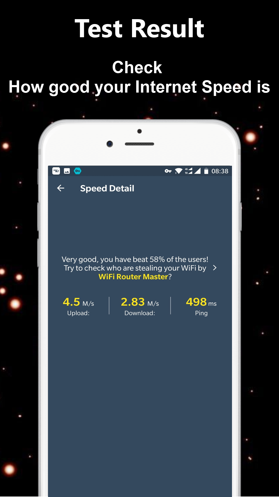 اسکرین شات 4 برنامه WiFi Internet Speed Test