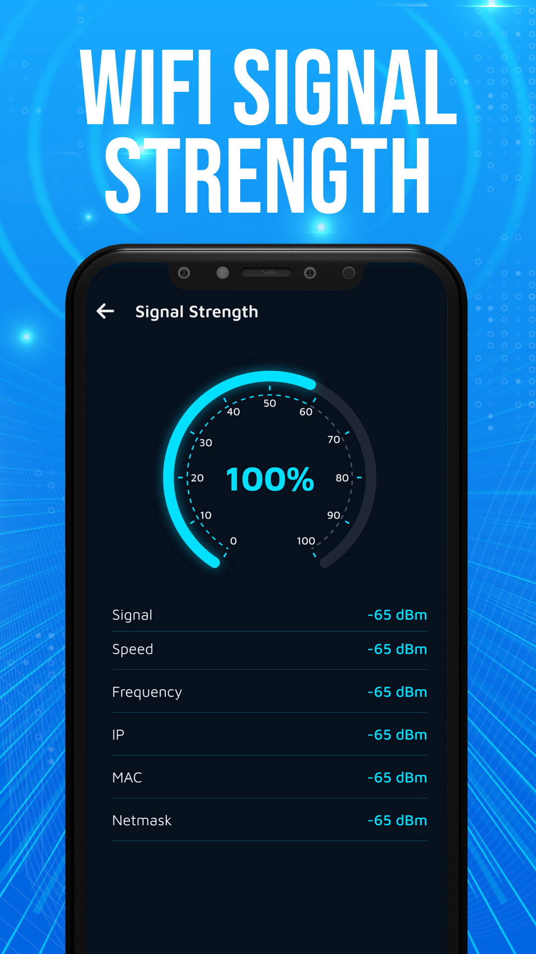 اسکرین شات 6 برنامه WiFi Analyzer, WiFi Speed Test