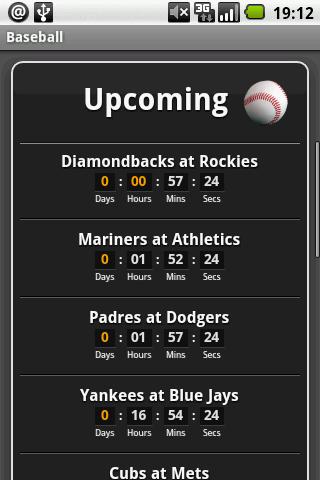اسکرین شات 1 برنامه Baseball