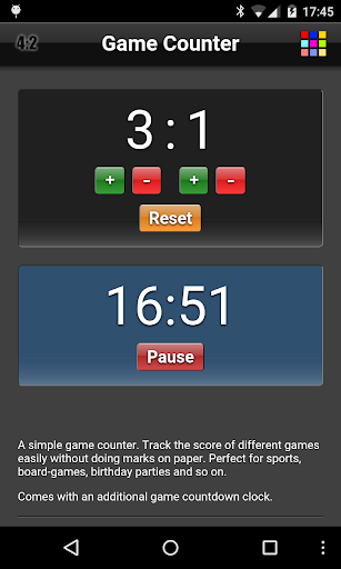 اسکرین شات 1 برنامه Game Counter Free