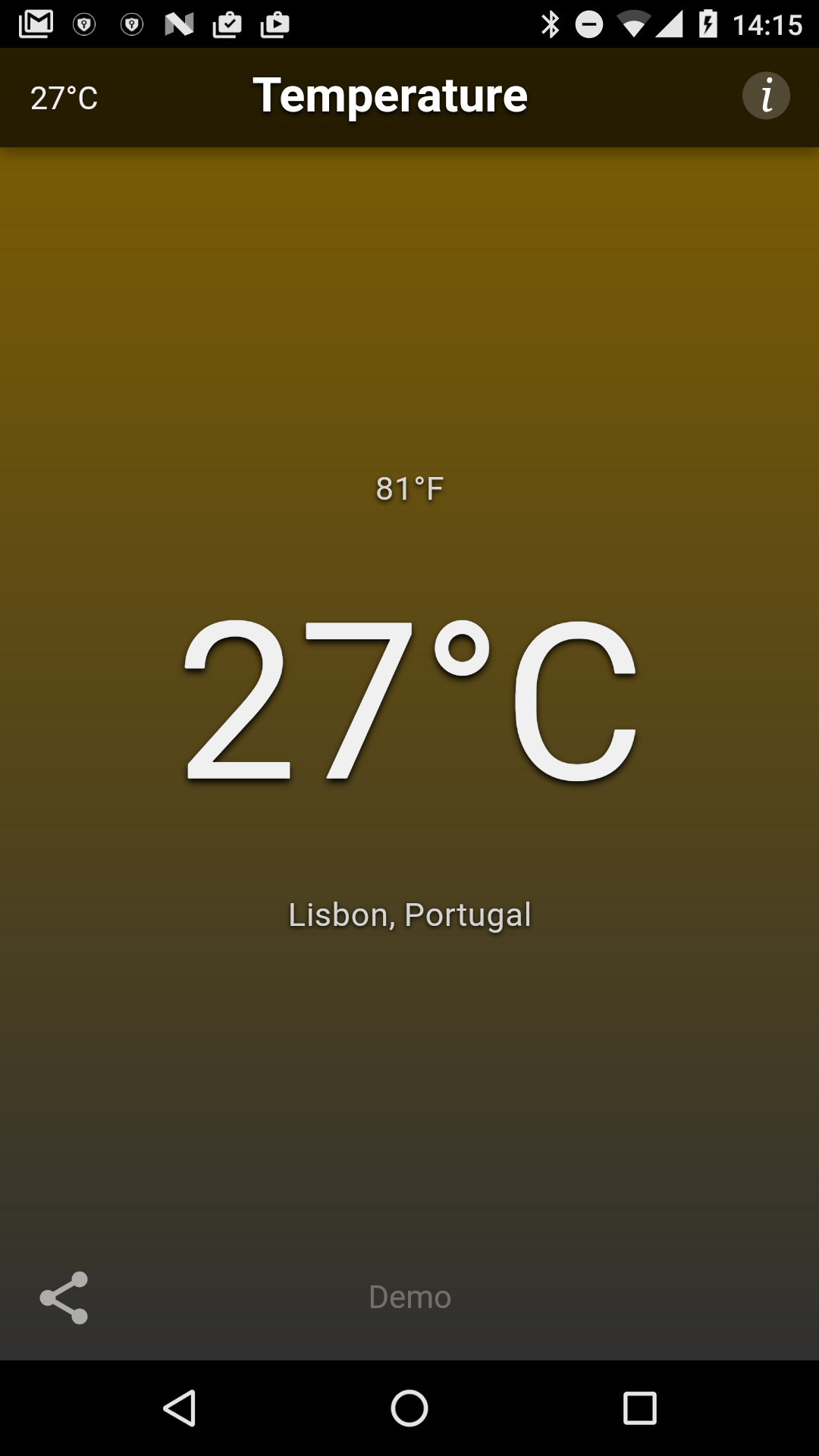 اسکرین شات 4 برنامه Temperature