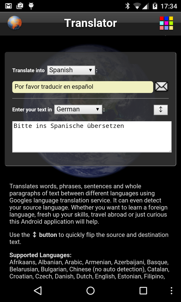 اسکرین شات 5 برنامه Translator