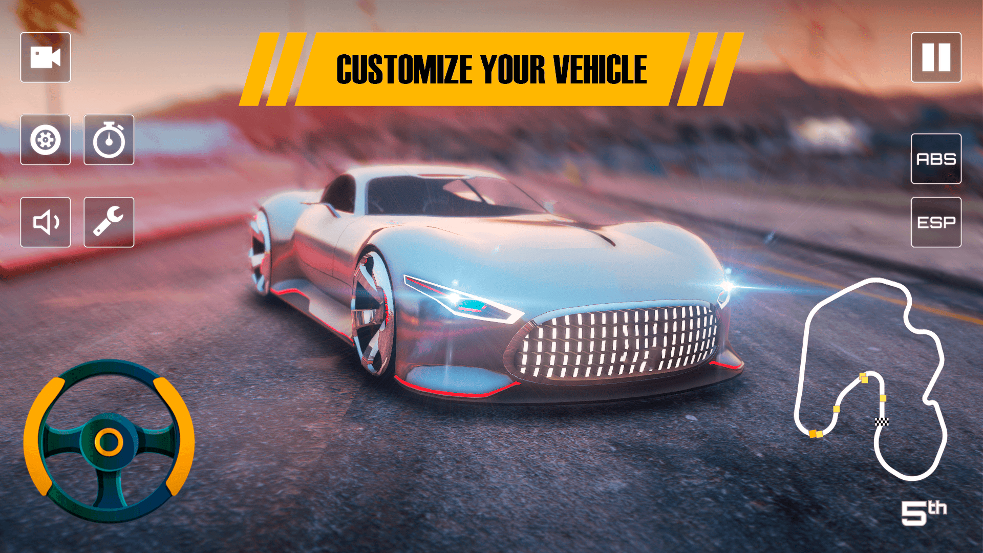 اسکرین شات 4 بازی Vision Car Driving School 3D