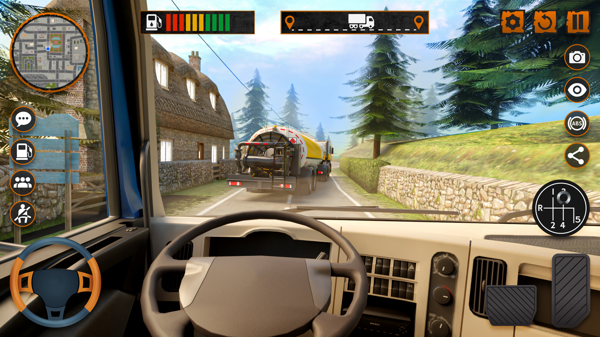 اسکرین شات 4 بازی Truck Simulator: Cars and Road