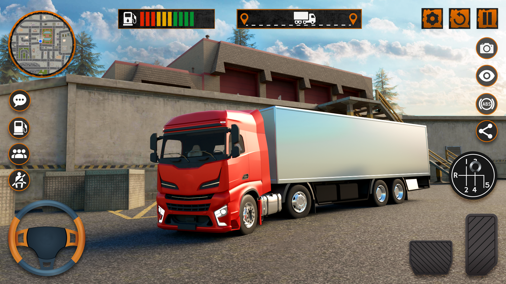 اسکرین شات 1 بازی Truck Simulator: Cars and Road