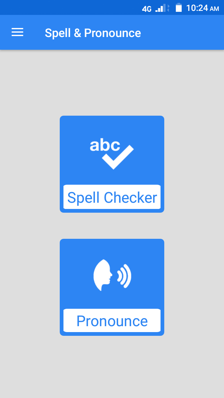 اسکرین شات 1 برنامه Spell & Pronounce words right