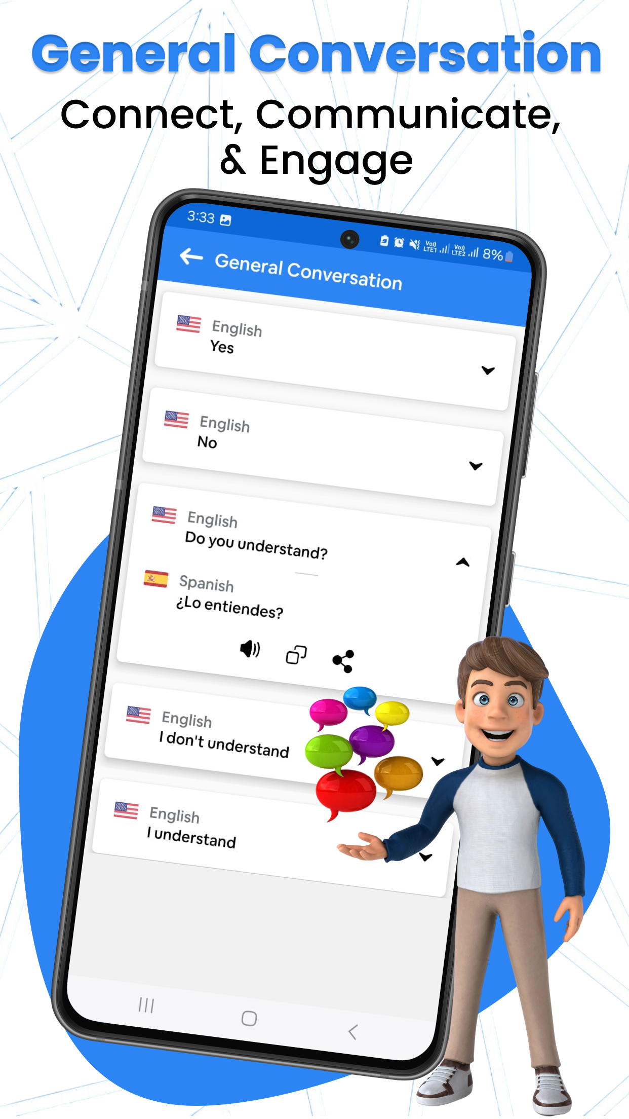 اسکرین شات 4 برنامه Spell & Pronounce words right