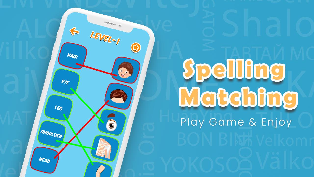 اسکرین شات 2 بازی Kids Spelling Match Games