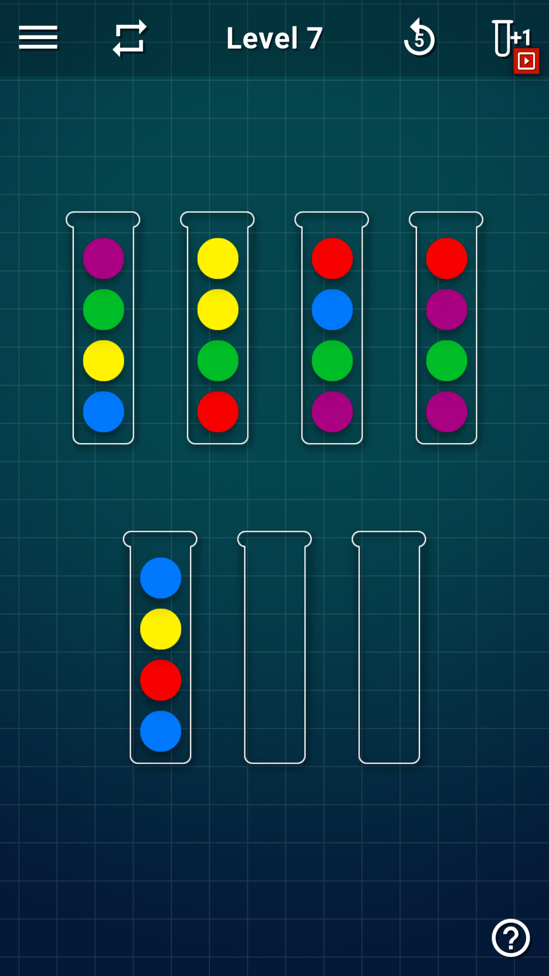 اسکرین شات 1 بازی Ball Sort Puzzle - Color Games