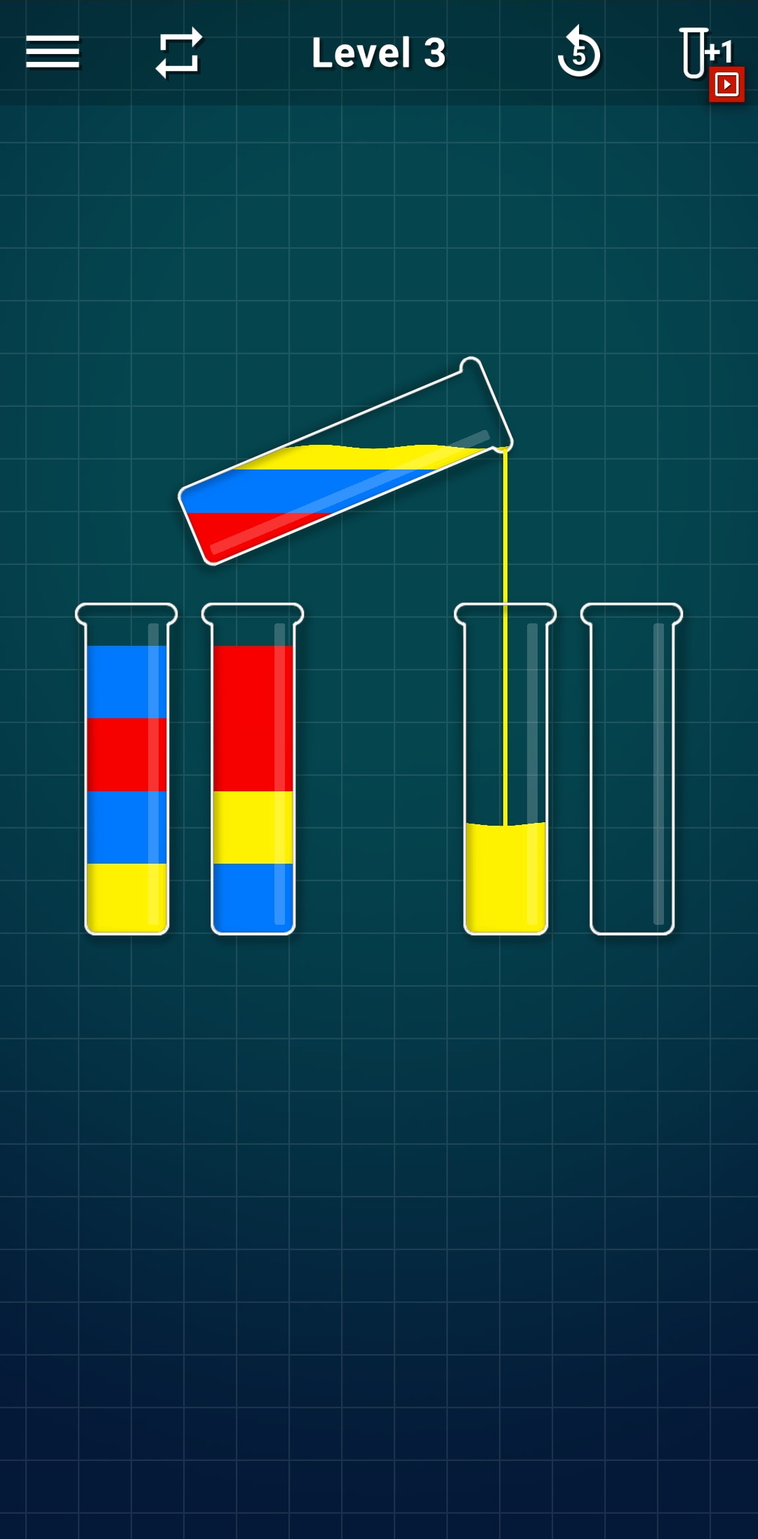 اسکرین شات 2 بازی Water Sort Puzzle - Color Game