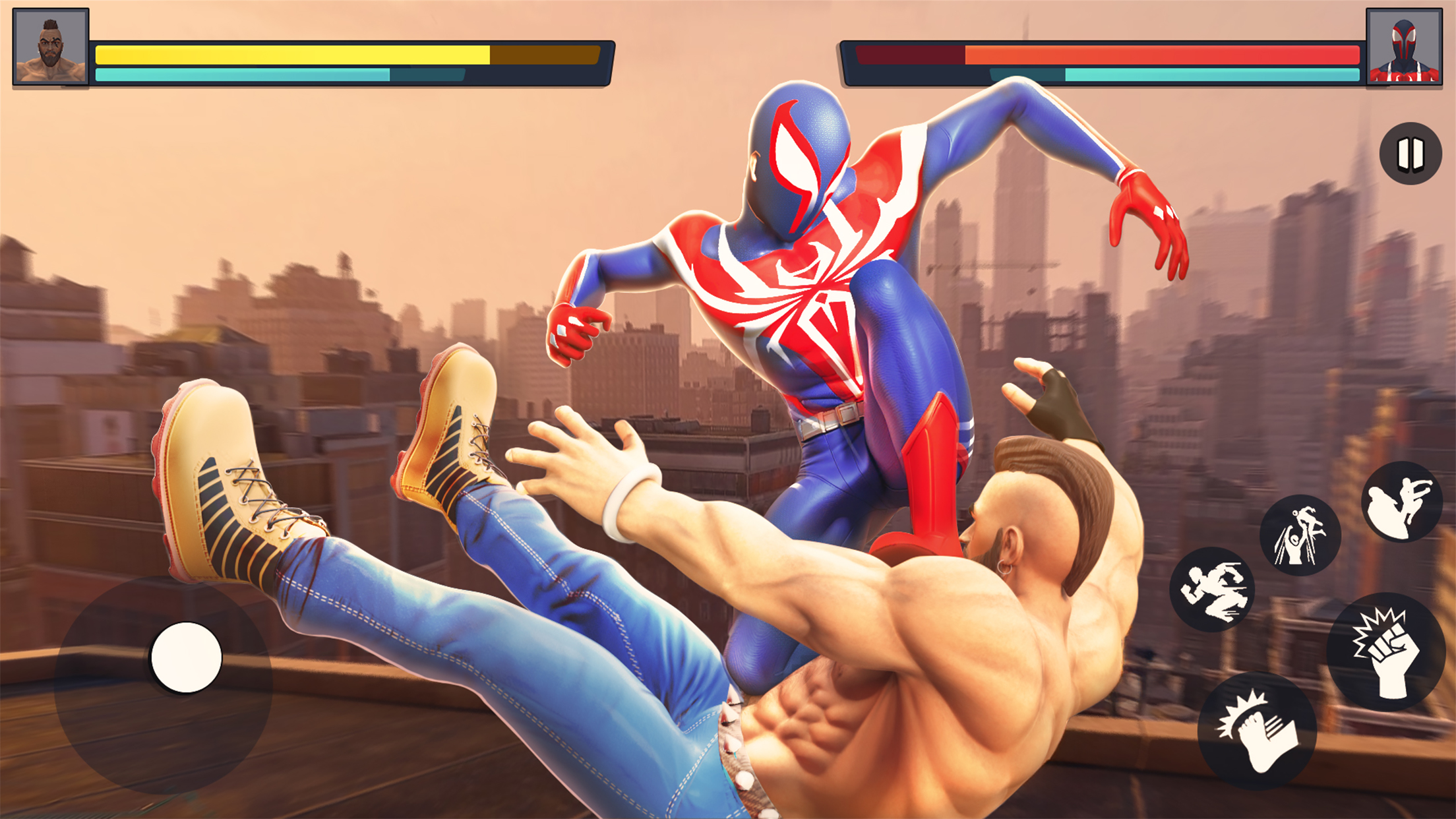 اسکرین شات 4 بازی Spider Hero Battle Fight Games