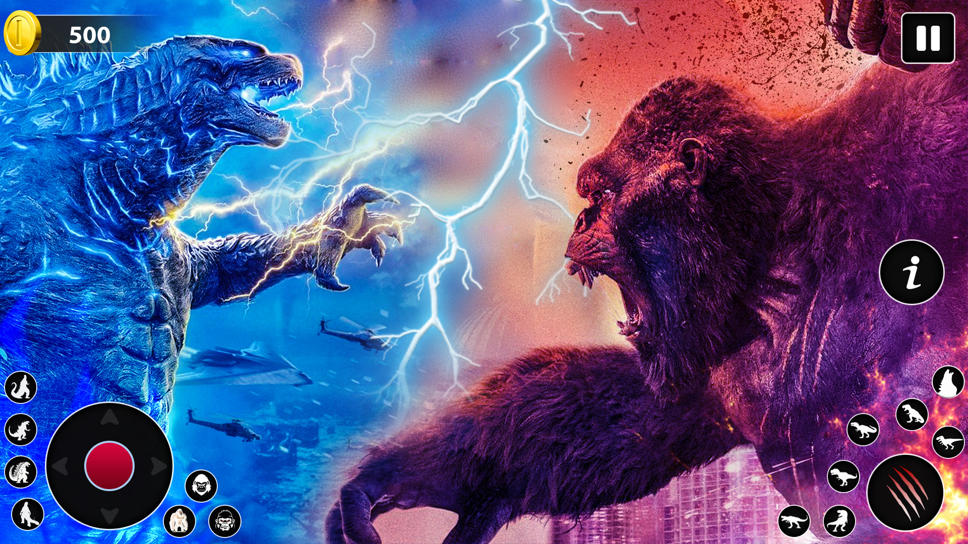 اسکرین شات 3 بازی Godzilla Vs King Kong Game
