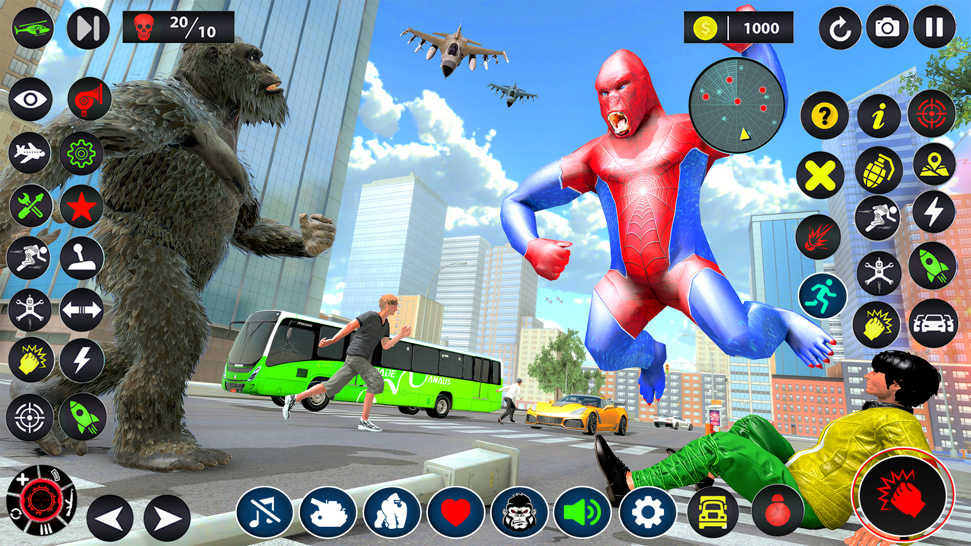 اسکرین شات 2 بازی Godzilla Vs King Kong Game