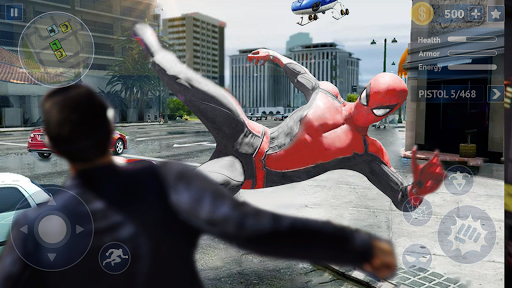 اسکرین شات 3 بازی Spider Rope Hero: Crime City Battle