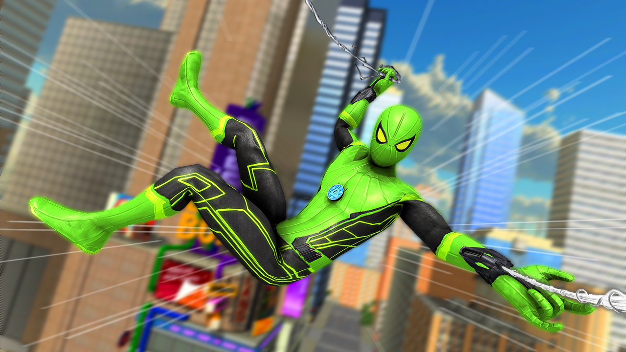 اسکرین شات 4 بازی Spider Rope Stick-Man Shooter