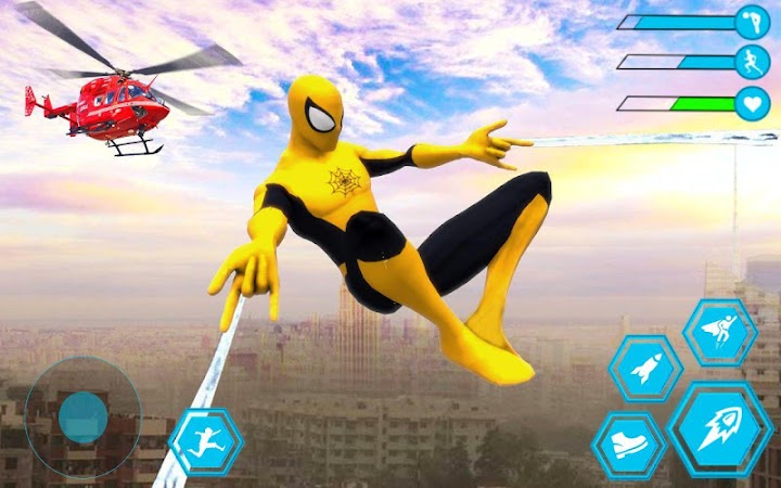 اسکرین شات 6 بازی Spider Rope Hero Man: Miami City Gangster 2021