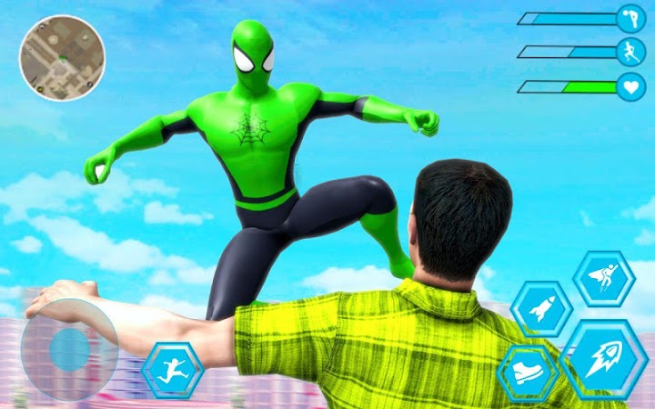 اسکرین شات 7 بازی Spider Rope Hero Man: Miami City Gangster 2021