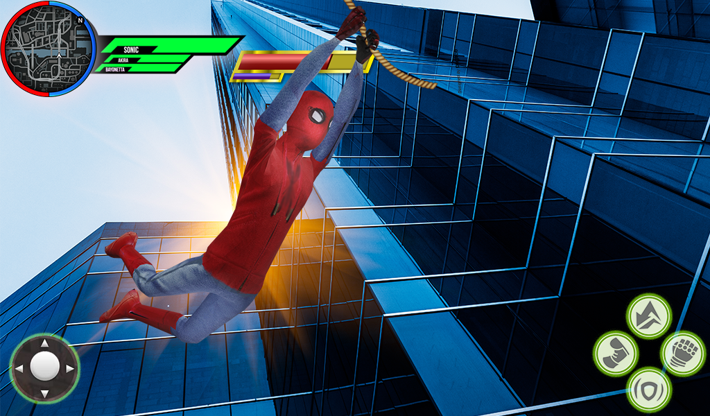 اسکرین شات بازی Spider Rope SuperHero 2