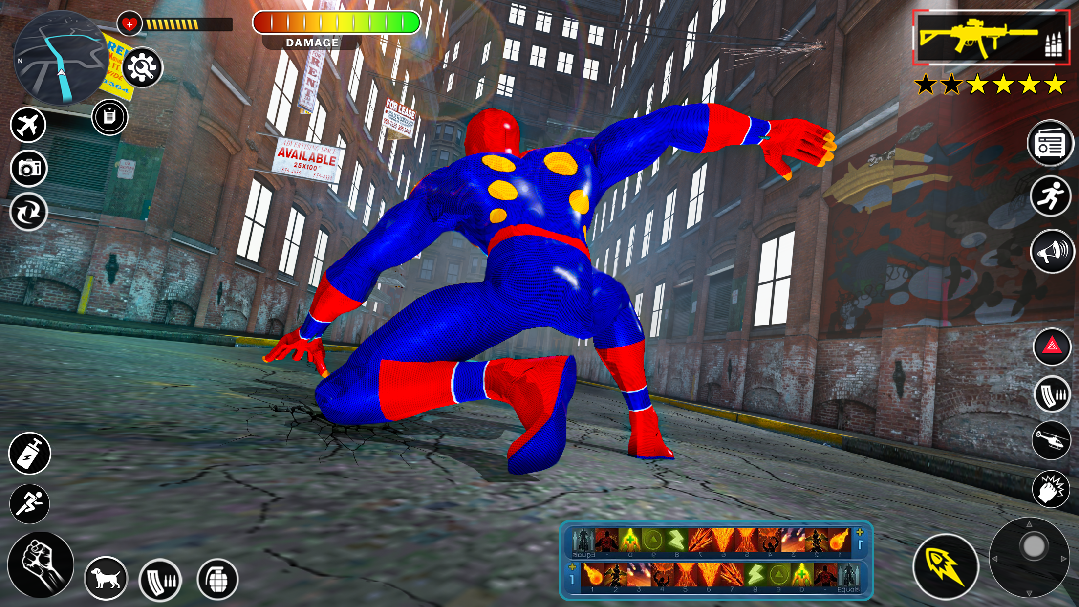اسکرین شات 5 بازی Spider Hero Games Rope Hero