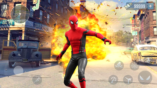 اسکرین شات بازی Super Spider Rope - Vegas Crime Rope Hero 3