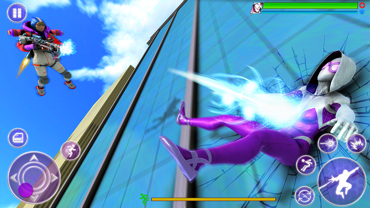 اسکرین شات 3 بازی Spider-Girl 3D Fight Simulator