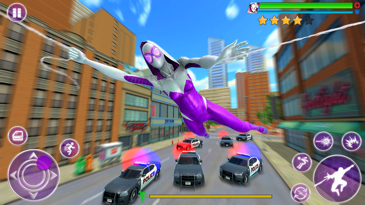اسکرین شات 4 بازی Spider-Girl 3D Fight Simulator