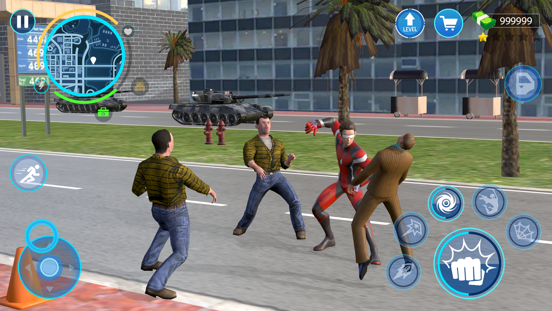 اسکرین شات 5 بازی Spider Hero: Gangster City