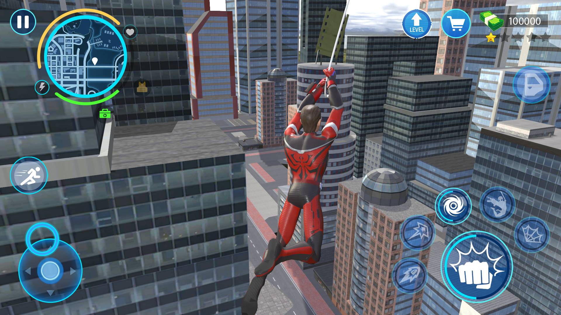 اسکرین شات 3 بازی Spider Hero: Gangster City