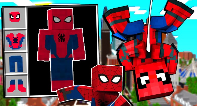اسکرین شات 3 برنامه Spider MAN MOD for Minecraft