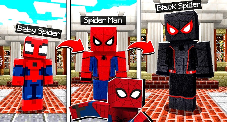 اسکرین شات 1 برنامه Spider MAN MOD for Minecraft