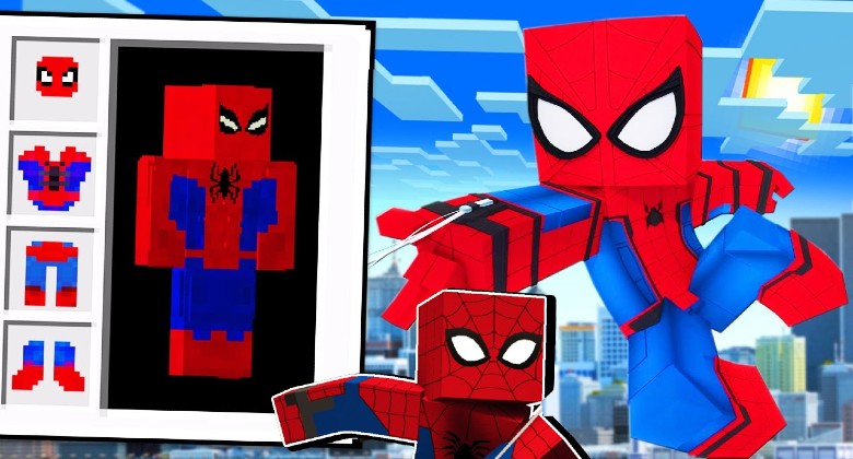 اسکرین شات 2 برنامه Spider MAN MOD for Minecraft