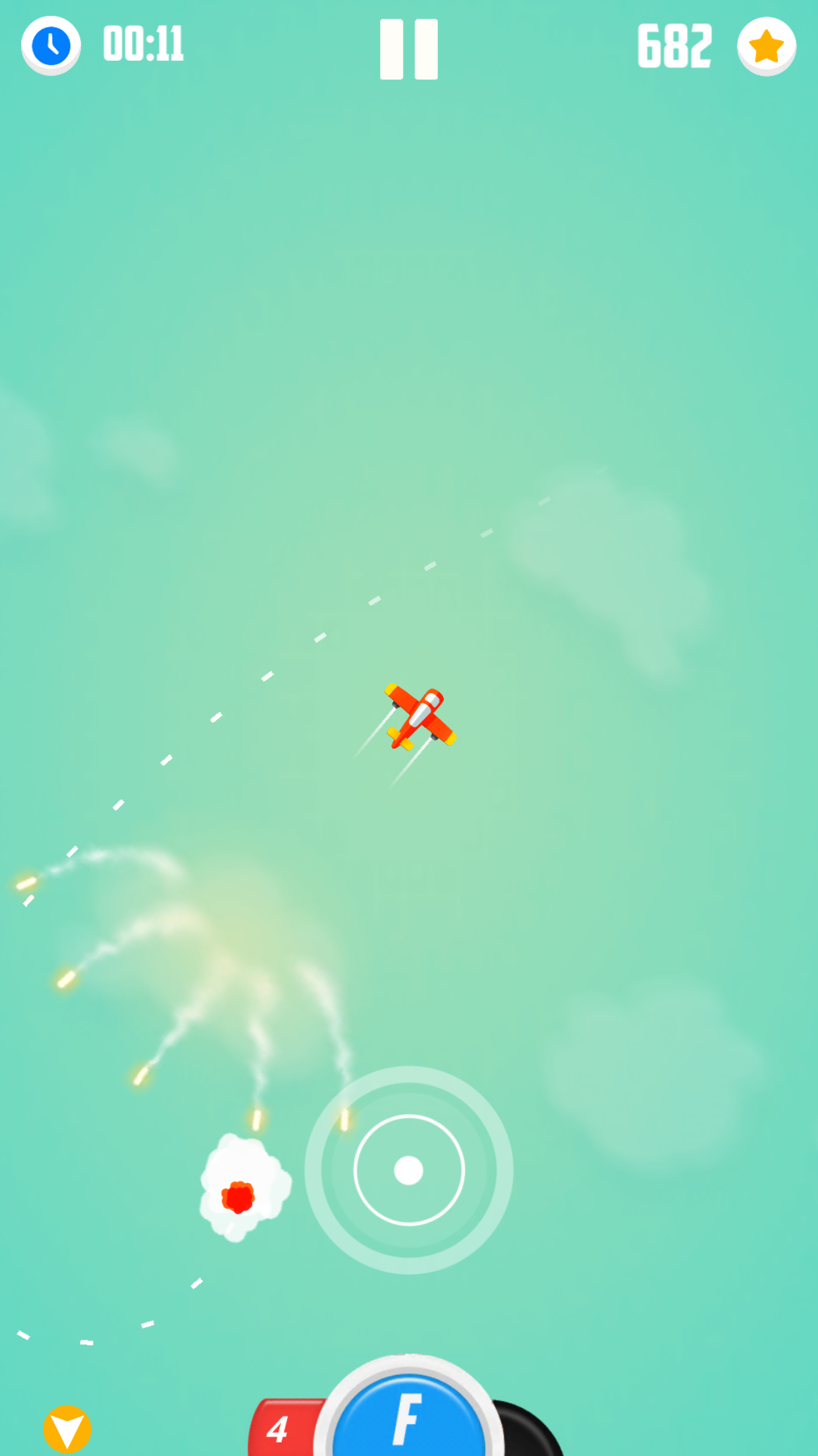اسکرین شات 6 بازی Man Vs. Missiles