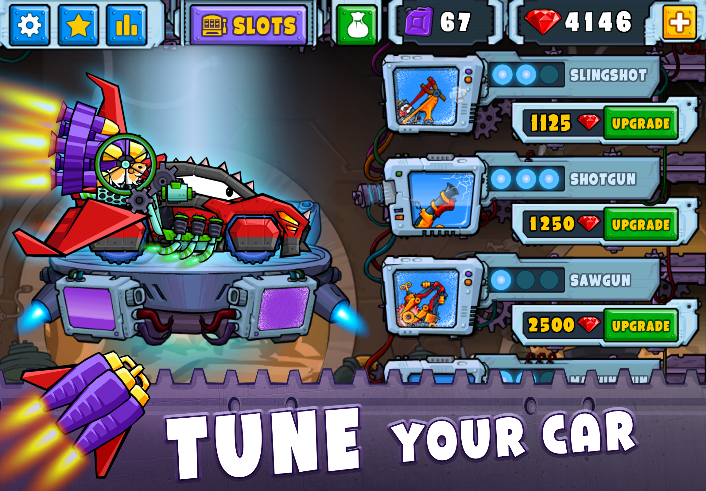 اسکرین شات 2 بازی Car Eats Car 2 - Racing Game