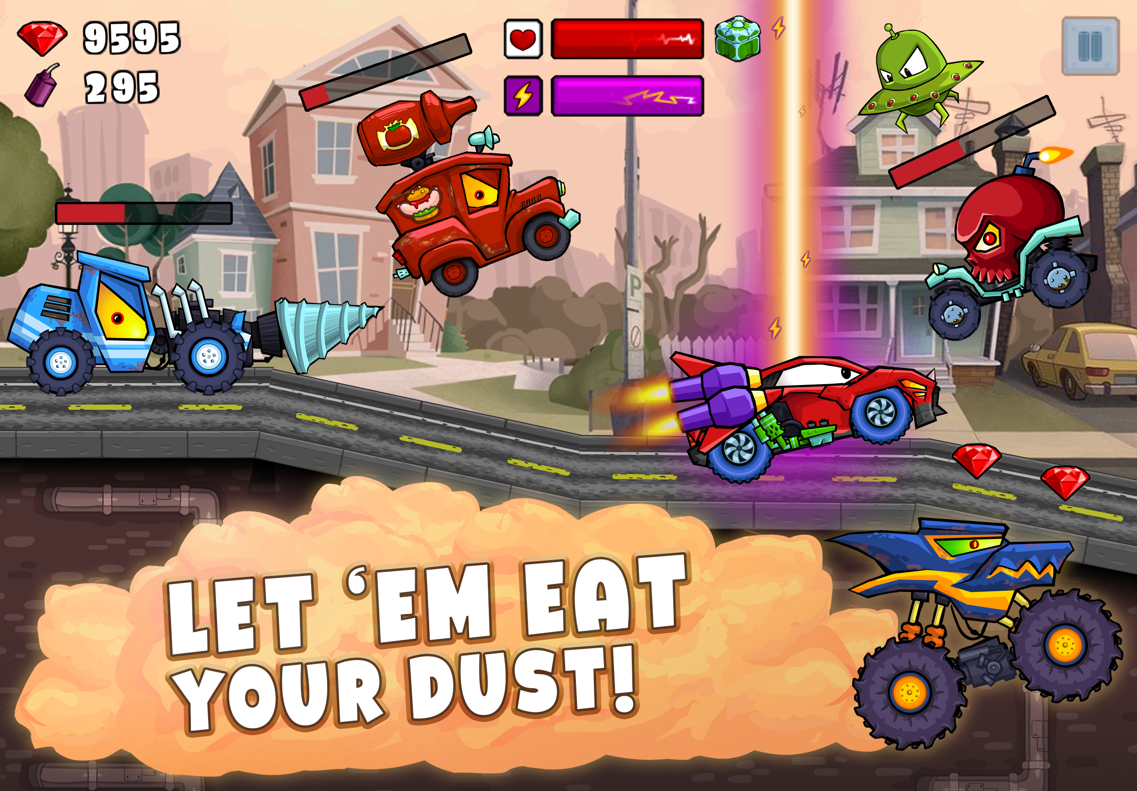 اسکرین شات 3 بازی Car Eats Car 2 - Racing Game