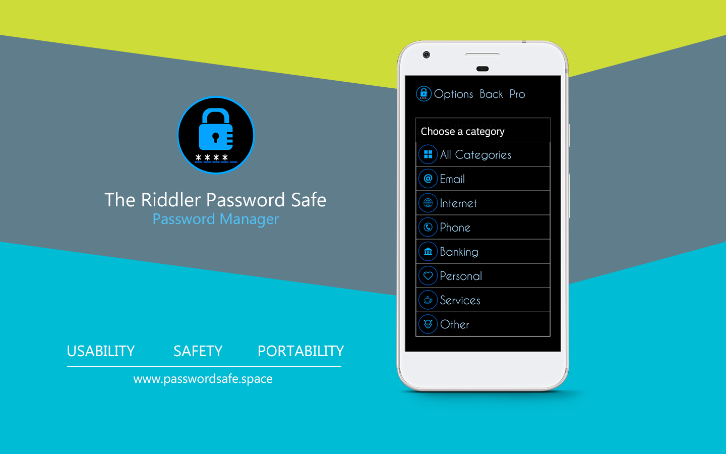 اسکرین شات 1 برنامه Password Manager