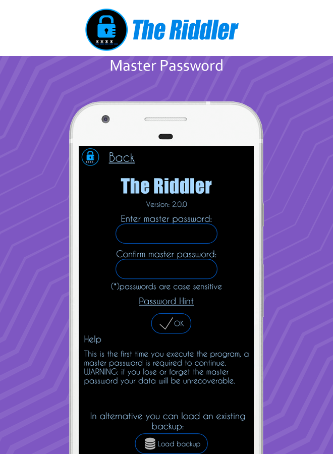 اسکرین شات 2 برنامه Password Manager