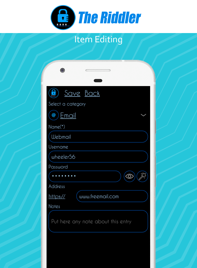 اسکرین شات 4 برنامه Password Manager